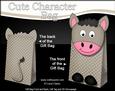 3D Gigi Horse Cute Character Gift Bag Mini Kit