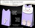 3D Little Cat Cute Character Gift Bag Mini Kit