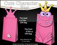 3D Freya Frog Cute Character Gift Bag Mini Kit