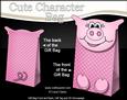 3D Zoe Piggy Cute Character Gift Bag Mini Kit