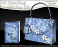 3D Denim & Daisies Handbag Treat or Favour Box Kit