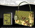 3D Butterflies & Flowers Handbag Treat or Favour Box Kit