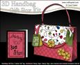 3D Fun Bright Handbag Treat or Favour Box Kit