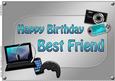 A4 Birthday Best Friend Gadgets N Gizmos Card Topper