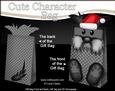 3D Hamish Scottie Dog Cute Xmas Character Gift Bag Mini Kit