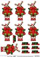 Xmas Rudolph & Presents 3D Decoupage Sheet