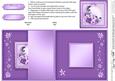 Spring Flowers No-hole Fold Back Card