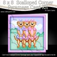 8 x 8 Meerkats Scalloped Corner Kit