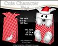 3D Westie Dog Cute Xmas Character Gift Bag Mini Kit