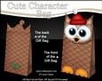3D Little Hoot Owl Cute Xmas Character Gift Bag Mini Kit