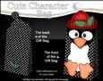 3D Penguin Cute Xmas Character Gift Bag Mini Kit