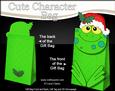 3D Freddy Frog Cute Xmas Character Gift Bag Mini Kit