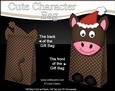 3D Gigi Horse Cute Xmas Character Gift Bag Mini Kit