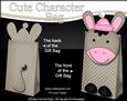 3D Coco Donkey Cute Xmas Character Gift Bag Mini Kit