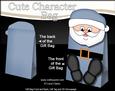 3D Santa Xmas Character Gift Bag Mini Kit