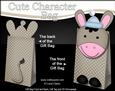 3D Coco Donkey Cute Xmas Character Gift Bag Mini Kit