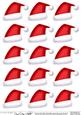 Cute Christmas Hats 3D Decoupage Sheet