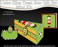 3D Boyz Football Cake Slice Treat Box Gift Set Mini Kit