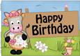 A4 Gigi Horse Birthday Card Topper