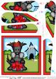 Hamish Scottie Dog Present Fan Pyramage Topper