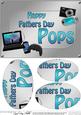 A5 Fathers Day Pops Gadgets N Gizmos Oval Pyramage Topper