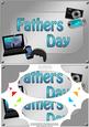A5 Fathers Day Gadgets N Gizmos Scallop Corners & Pyramage
