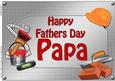 A4 Fathers Day Papa Handyman Tools Card Topper