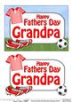 5x7 Fathers Day Grandpa Football 3D Step by Step Decoupage