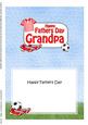 5x7 Fathers Day Grandpa Football Matching Insert