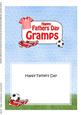 5x7 Fathers Day Gramps Football Matching Insert