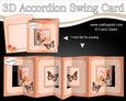 3D Flowers & Butterflies Accordion Swing Card