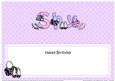 Birthday Shy Shoes & Handbags Matching Large Dl Insert