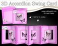 3D Butterfly Bouquet Accordion Swing Card