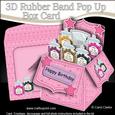 3D Bahh Humbug Sweets Rubber Band Pop Up Box Card