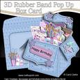 3D Crafts Rubber Band Pop Up Box Card