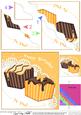 Fondant Fancies Birthday Cakes Wavy Corner Side Stacker