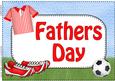 A4 Fathers Day Football Card Topper