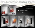 3D DIY Handyman Tools Accordion Swing Card