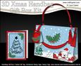3D Westie Dog Xmas Handbag Treat or Favour Box Kit