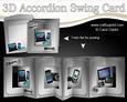 3D Gadgets N Gizmos Accordion Swing Card