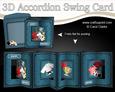 3D Sports Accordion Swing Card