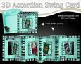 3D Cans of Beer Accordion Swing Card