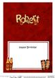 Birthday Robert Booze 5x7 Matching Insert