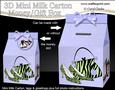 3D Shoes & Handbags Milk Carton Money or Treat Box Mini Kit