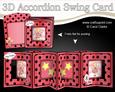 3D Girlz Fiz Fairy Accordion Swing Card
