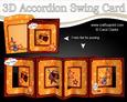 3D Guitars Accordion Swing Card