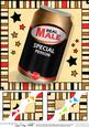 8 x 8 Real Male Beer Can Scalloped Corner Topper