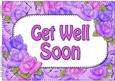 A4 Get Well Soon Time for Roses Card Topper
