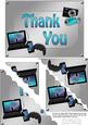 5x7 Gadgets N Gizmos Thank You Scallop Corner