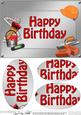 A5 Birthday Handyman Tools Oval Pyramage Topper